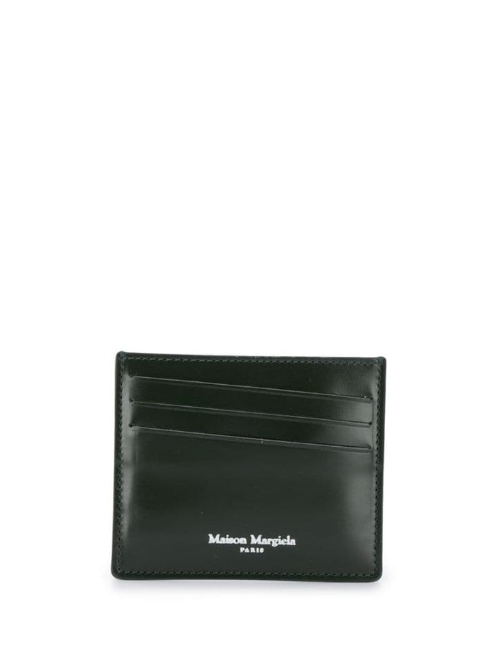 Maison Margiela Embossed Logo Card Holder - Green