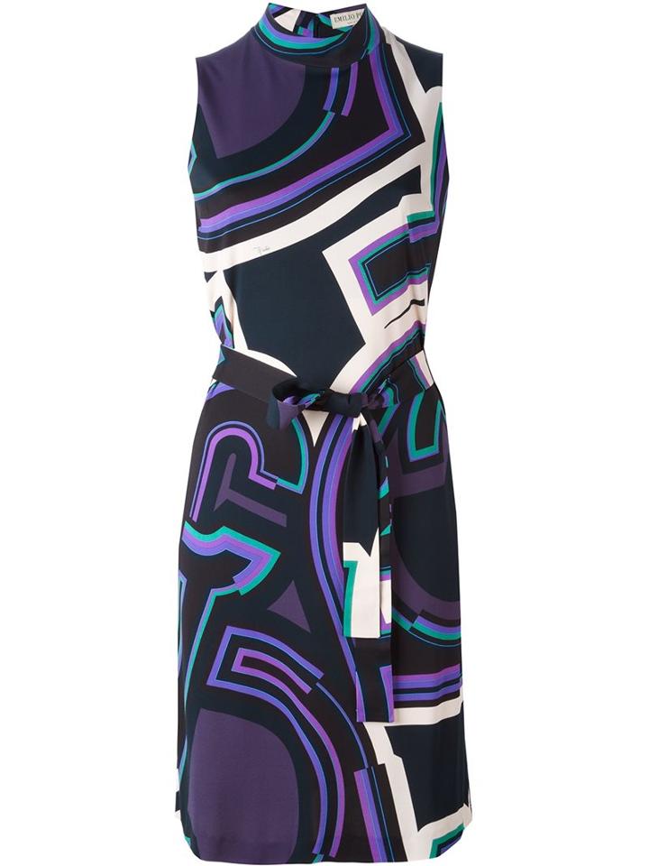 Emilio Pucci Mock Neck Dress
