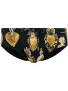 Dolce & Gabbana Heart Swim Shorts - Black