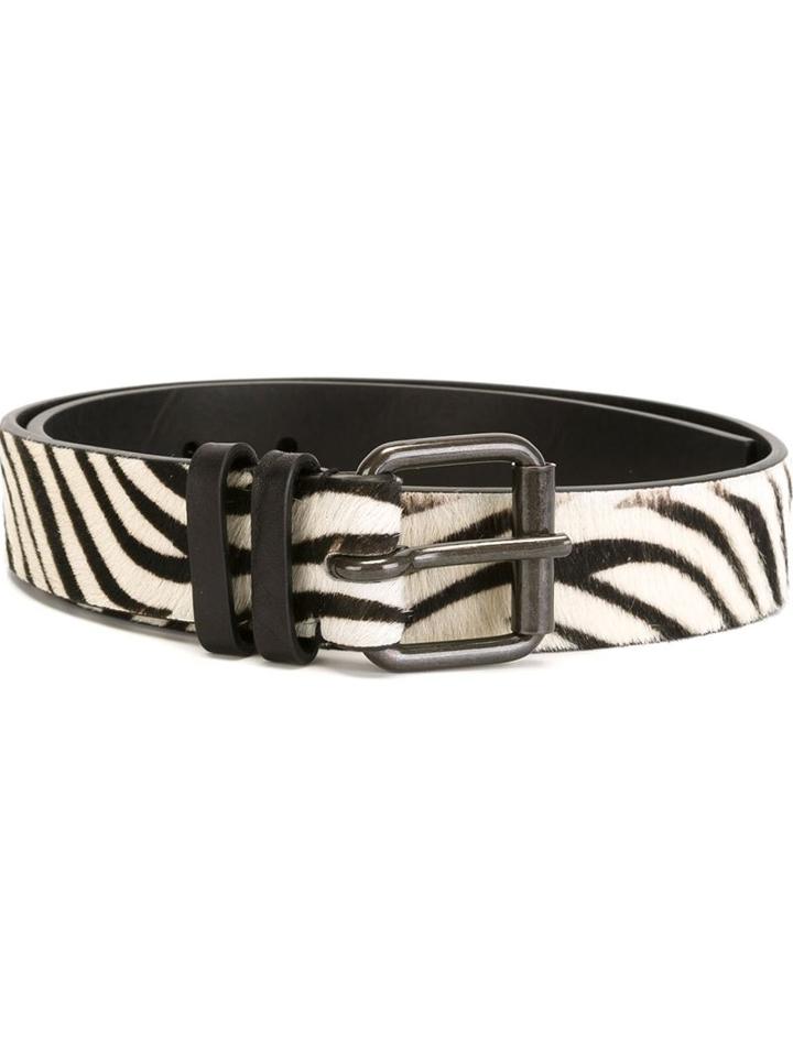 Haider Ackermann 'animalier' Belt, Women's, Size: Small, White, Leather