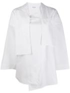 Enföld Asymmetric Panel Shirt - White