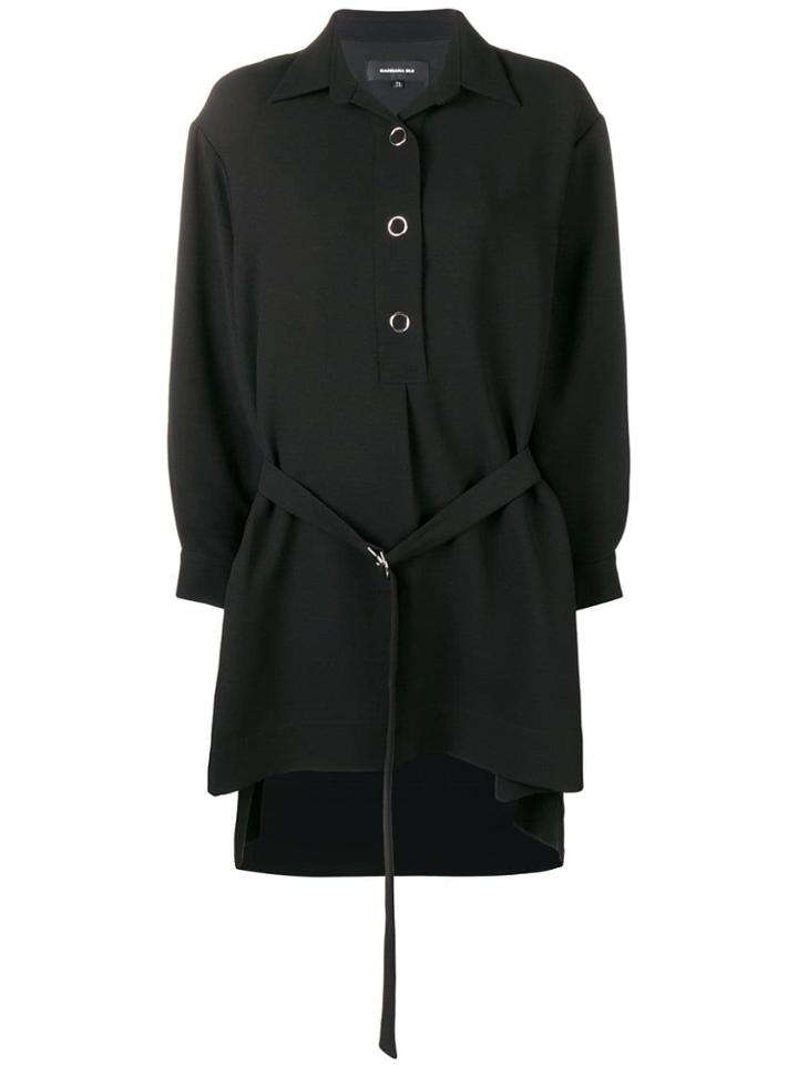 Barbara Bui High Low Shirt Dress - Black