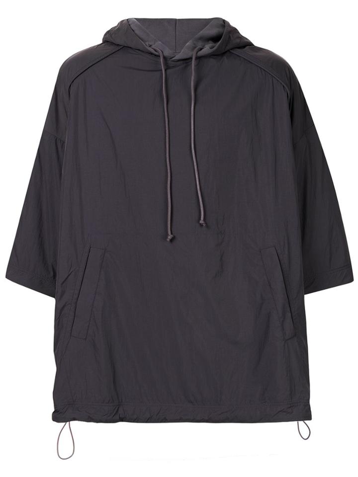 Juun.j Embroidered Hooded Jacket - Grey
