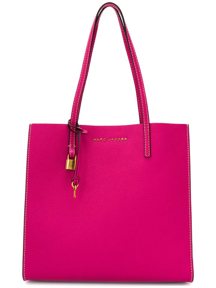 Marc Jacobs The Grind Tote Bag - Pink & Purple