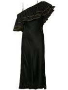 Ellery Peplum Dress, Women's, Size: 8, Black, Polyester