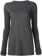 Rick Owens Drkshdw Extra Long Sleeve T-shirt