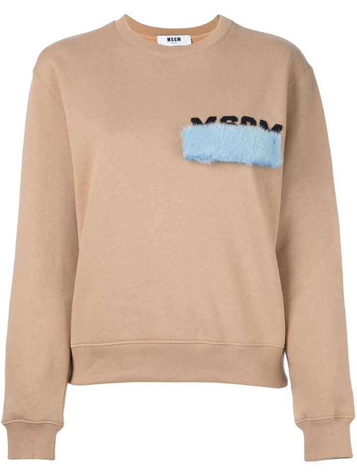 Msgm Hidden Logo Sweatshirt