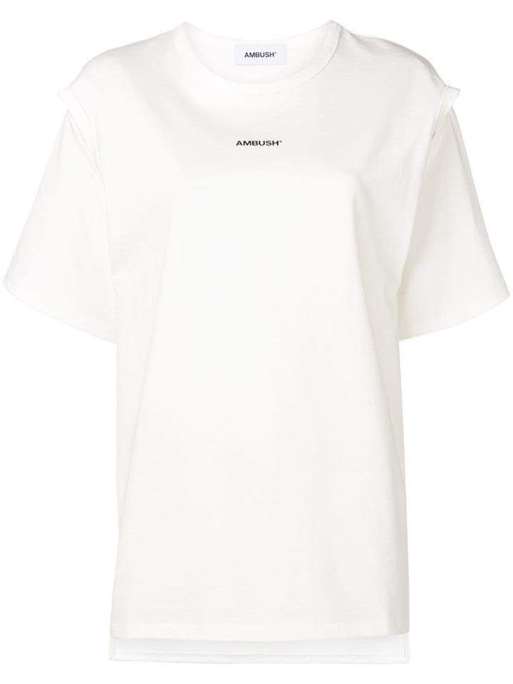 Ambush Cut-out Detail T-shirt - White