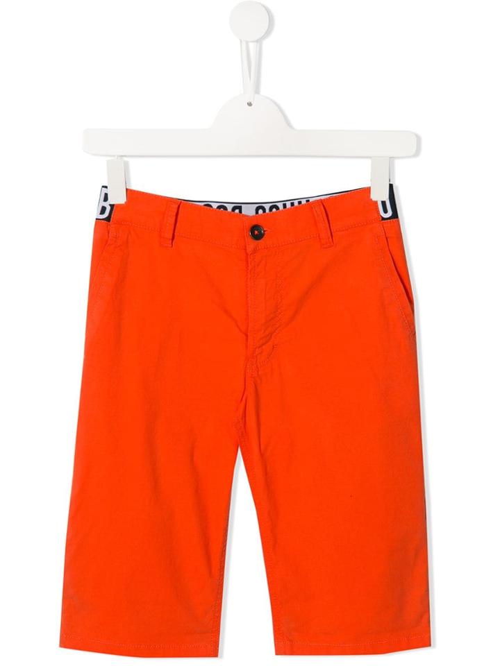 Boss Kids Teen Straight-leg Shorts - Red