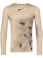 1017 Alyx 9sm X Nike Long-sleeve Compression Top - Brown