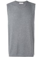 Etro Sleeveless Crew Neck Sweater - Grey