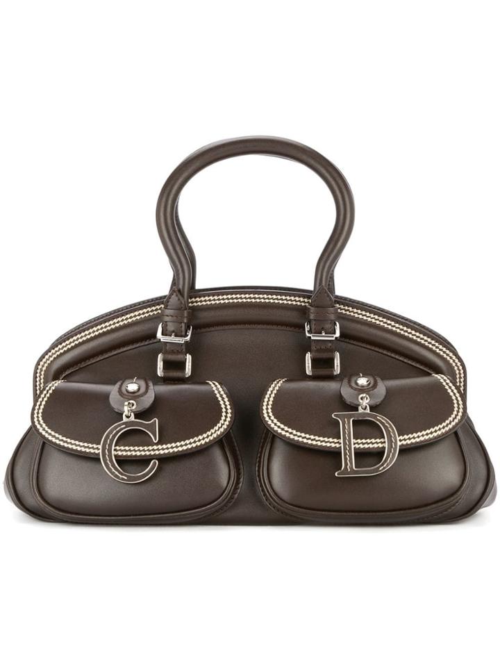 Christian Dior Vintage Logos Hand Bag - Brown