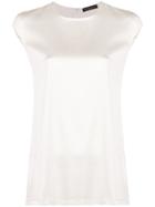 Fabiana Filippi Flared Sleeveless Blouse - White