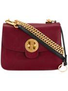 Chloé 'mily' Shoulder Bag, Women's, Red, Goat Skin/calf Suede/lamb Skin