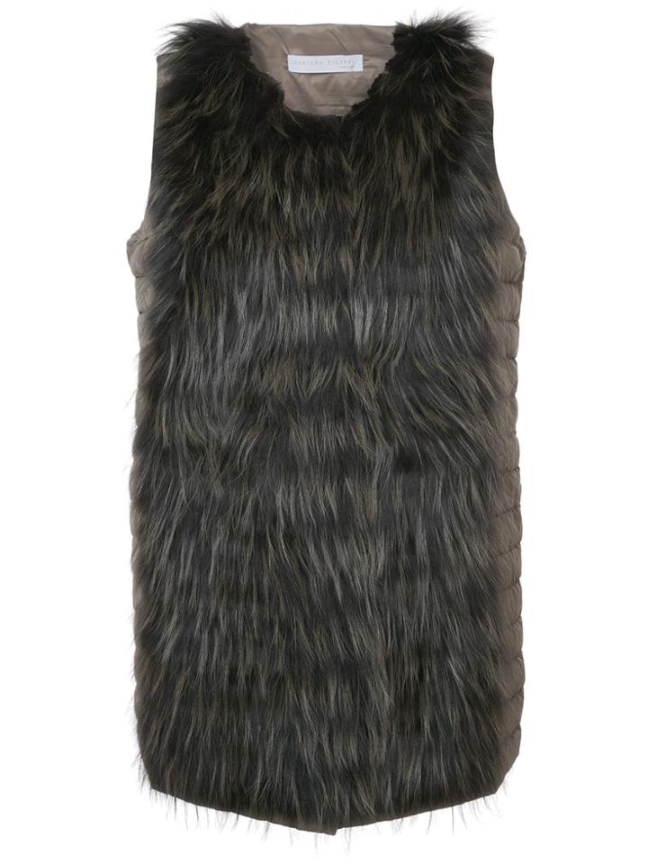 Fabiana Filippi Fur Vest - Brown