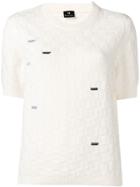 Ps Paul Smith White Knit Top