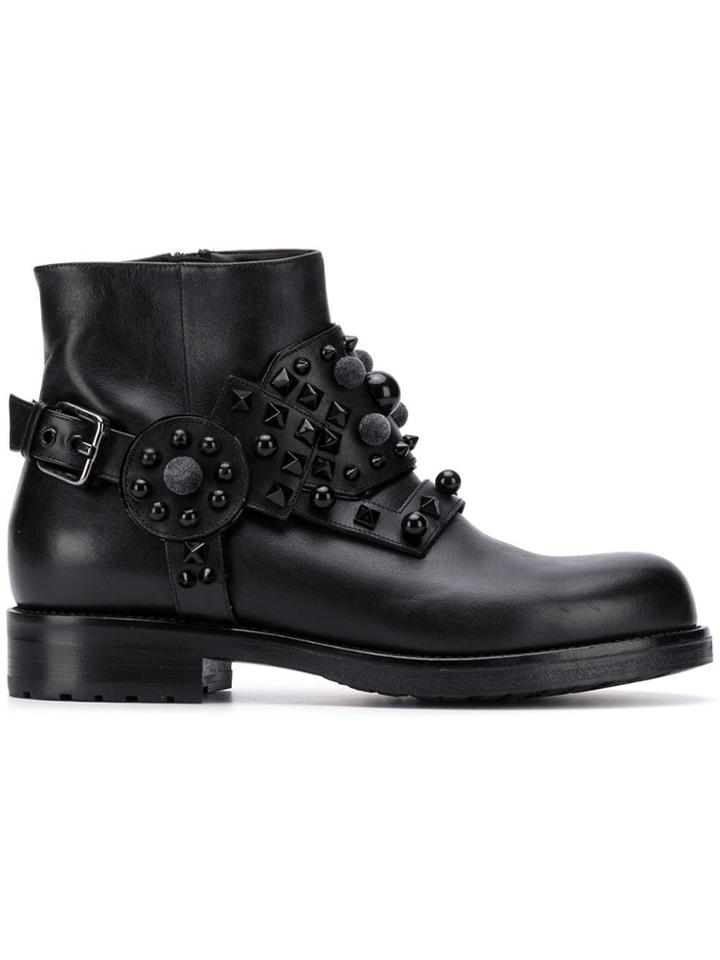 Albano Albano 8087lor30 Nero Calf Leather - Black