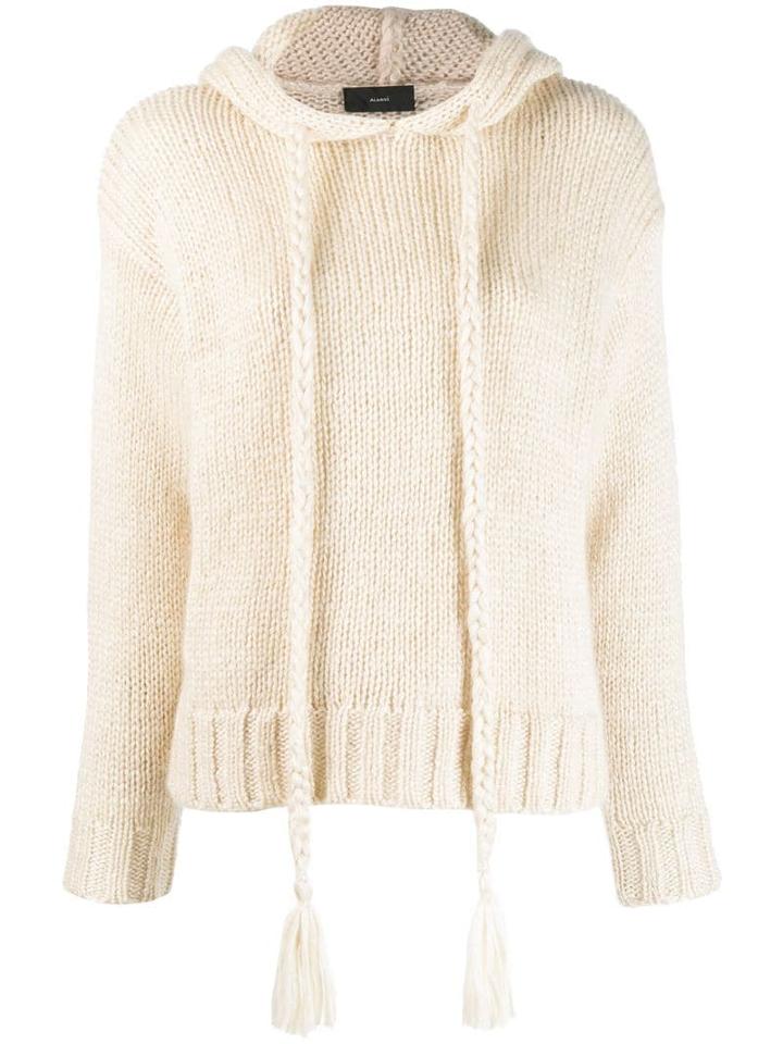 Alanui Hooded Jumper - Neutrals