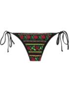 Cecilia Prado Knit Bikini Bottom, Women's, Size: Pp, Black, Acrylic/viscose