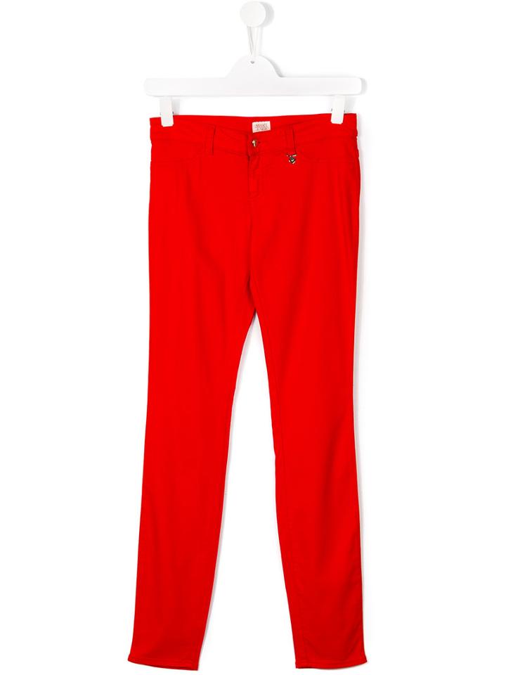 Armani Junior Casual Trousers, Girl's, Size: 16 Yrs, Red