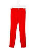 Armani Junior Casual Trousers, Girl's, Size: 16 Yrs, Red
