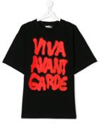 Jeremy Scott Junior Slogan T-shirt - Black
