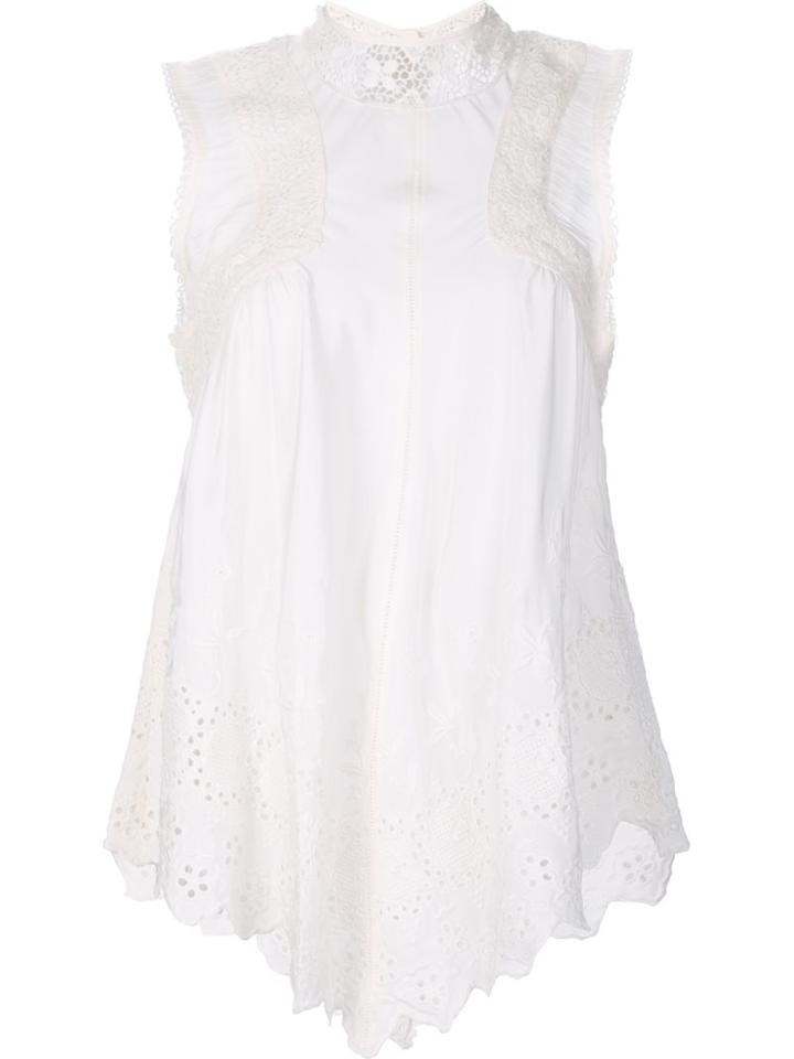 Ulla Johnson 'litsa' Blouse, Women's, Size: 2, White, Silk