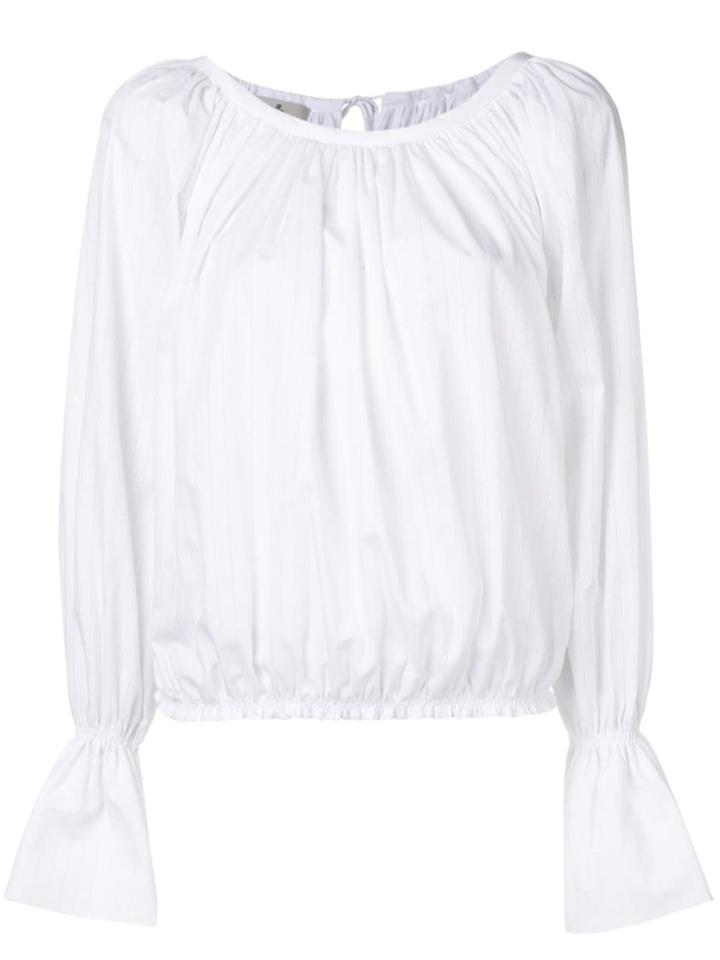 Vivienne Westwood Long-sleeve Fitted Blouse - White