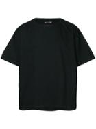 Clane Homme Oversize Collarless Shirt - Black