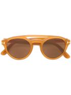Tom Ford Eyewear - Clint Sunglasses - Unisex - Acetate - 50, Yellow/orange, Acetate