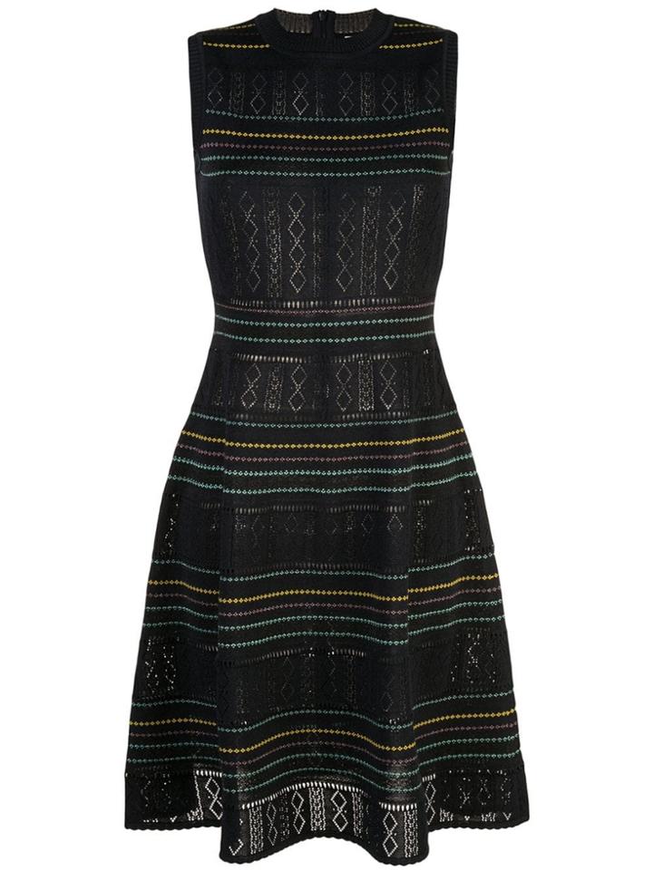 Carolina Herrera Pointelle-knit Dress - Black