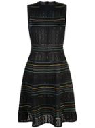 Carolina Herrera Pointelle-knit Dress - Black