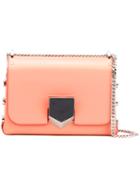 Jimmy Choo - Petite Lockett Shoulder Bag - Women - Calf Leather - One Size, Pink/purple, Calf Leather