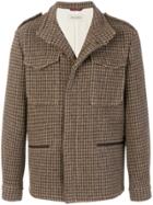 Al Duca D'aosta 1902 Short Tweed Coat - Brown
