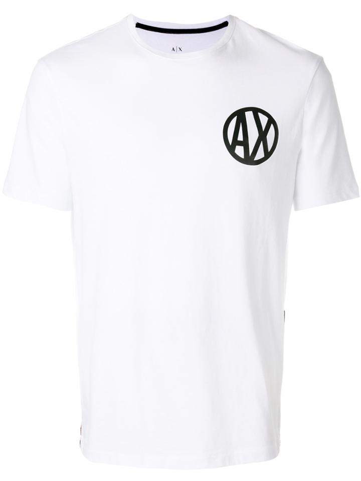 Armani Exchange Logo Print T-shirt - White