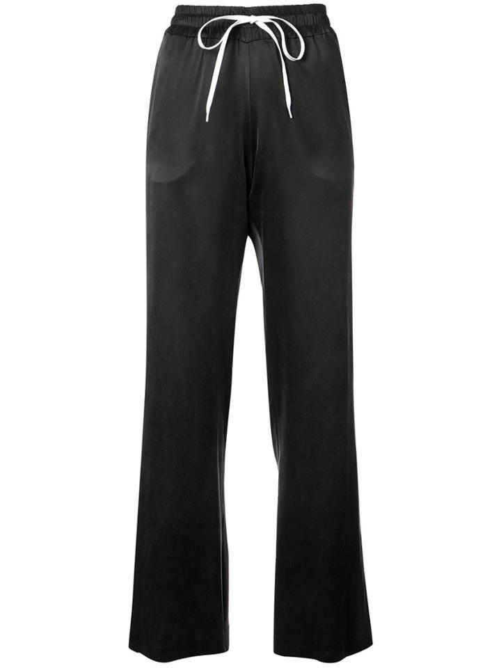 Amiri Wide Leg Track Pants - Black