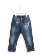 Roberto Cavalli Kids Distressed Jeans, Boy's, Size: 12 Yrs, Blue
