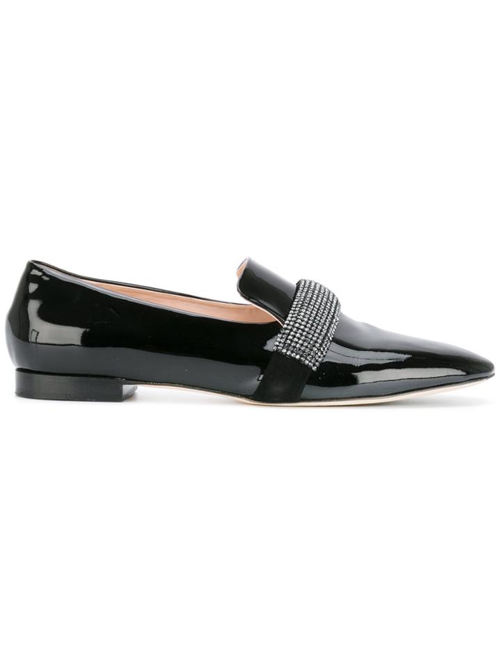 Christopher Kane Crystal Band Loafer - Black