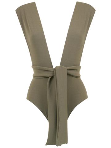 Haight Belted Swimsuit - Green