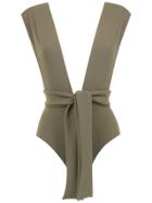 Haight Belted Swimsuit - Green