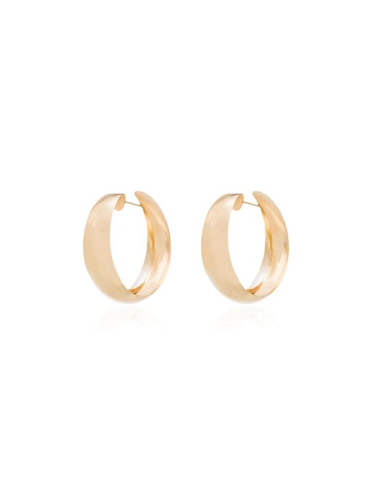 Loren Stewart Dome Hoop Earrings - 107 - Metallic