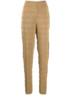 Toteme Slim-fit Pleated Trousers - Neutrals