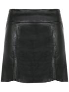 Ellery The Blues Lace Up Velvet Midi Skirt - Brown