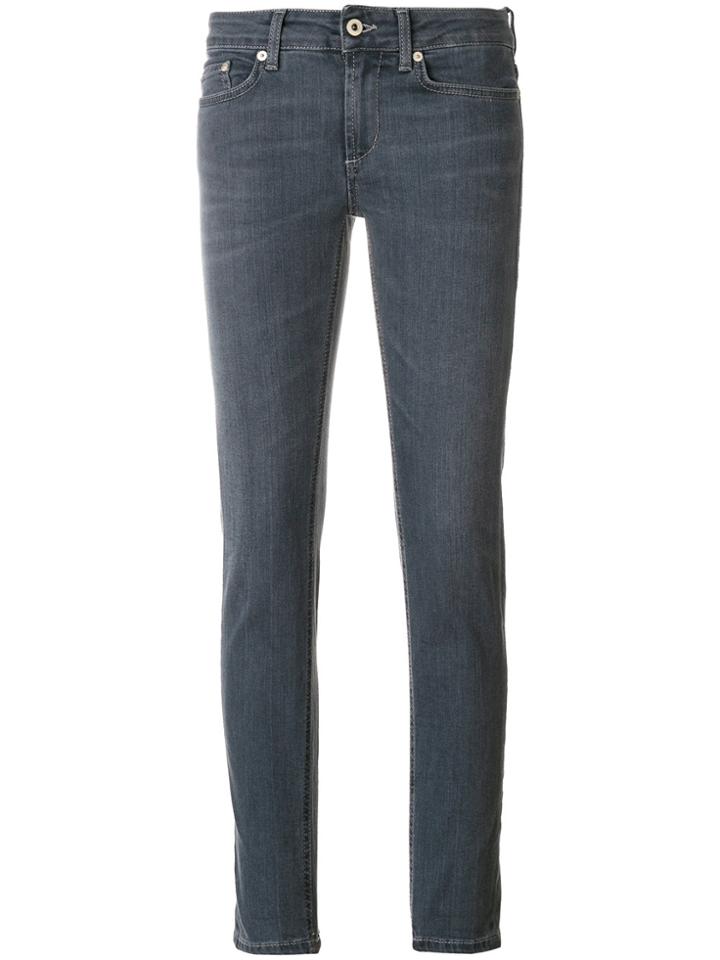 Dondup Stonewashed Slim-fit Jeans - Grey