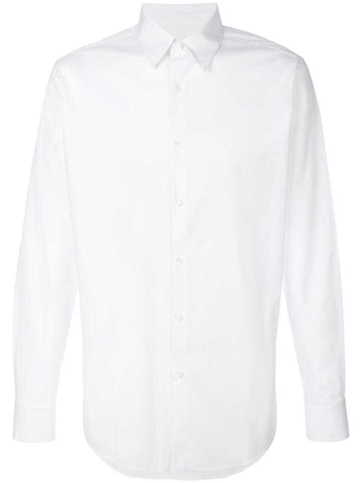 Fendi Classic Fitted Tailored Shirt - White