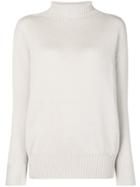 's Max Mara Turtle-neck Fitted Sweater - Neutrals