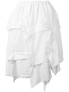 Comme Des Garçons Comme Des Garçons - Layered Skirt - Women - Polyester - S, White, Polyester