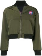 Être Cécile Cubs Reversible Bomber Jacket - Green