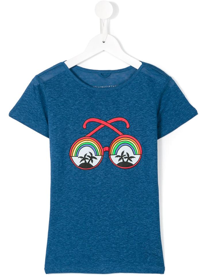 Stella Mccartney Kids Printed T-shirt, Toddler Girl's, Size: 4 Yrs, Blue
