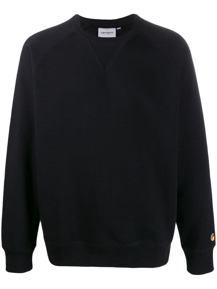 Carhartt Wip Chase Logo Sweatshirt - Black